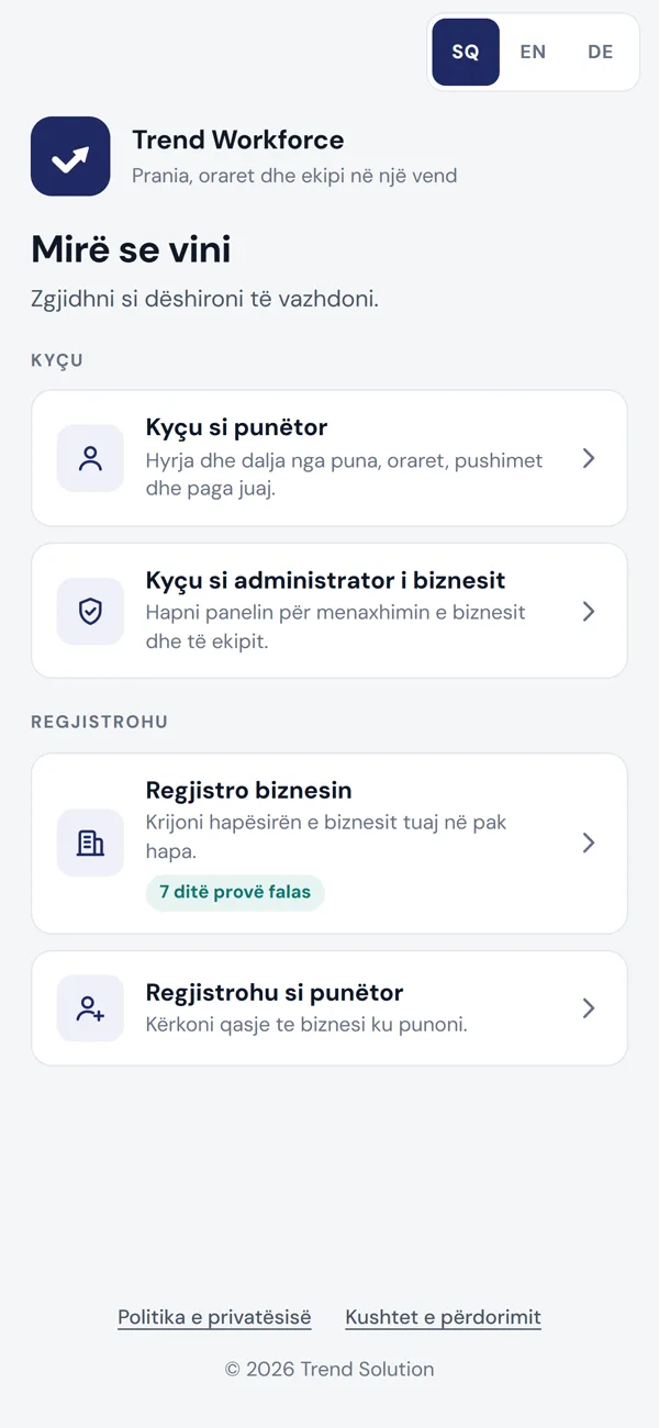 Ekrani i hyrjes